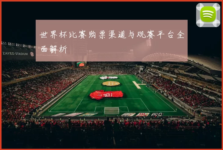 世界杯比赛购票渠道与观赛平台全面解析